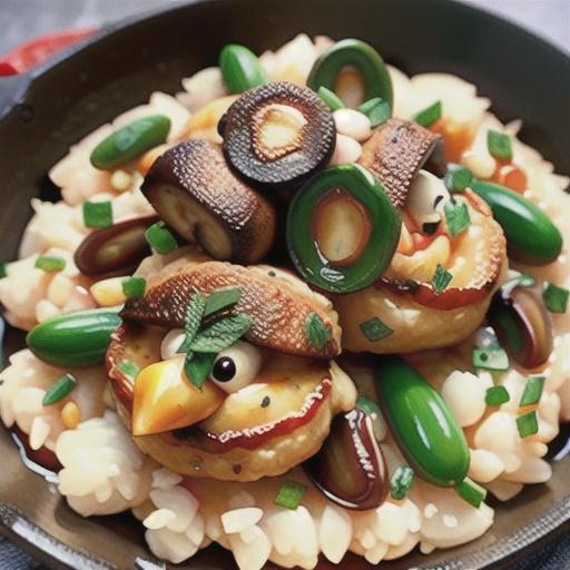 Chicken Marsala Over White Rice