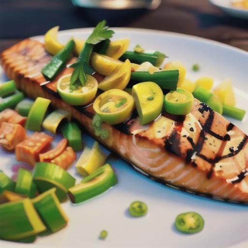 Grilled Cilantro Salmon