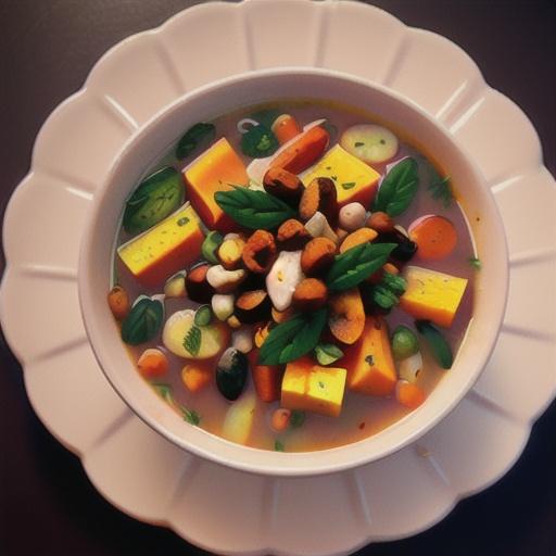 Kabocha and Root Vegetable Soup