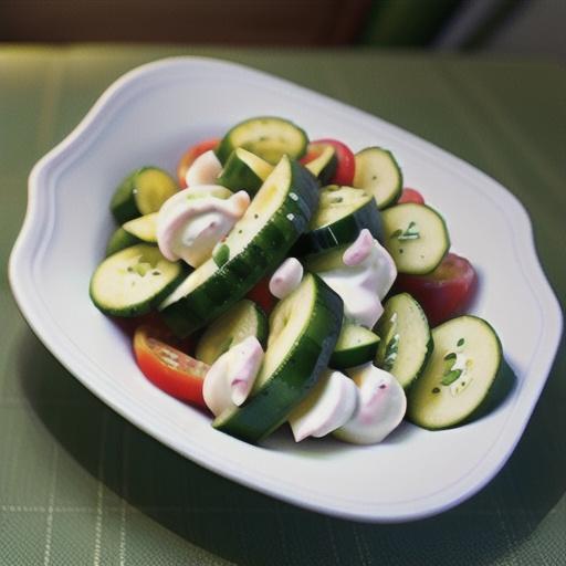 Cucumber Salad With Sour Cream