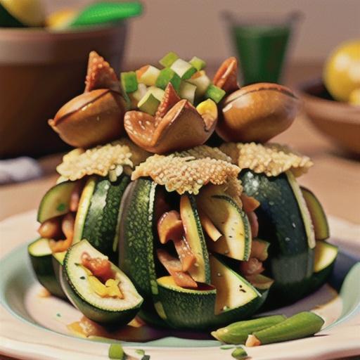 Sesame Parmesan Zucchini