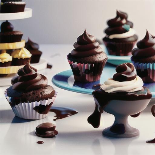 Dark chocolate cupcakes