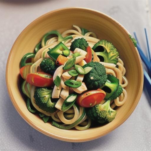 Asian broccoli noodles