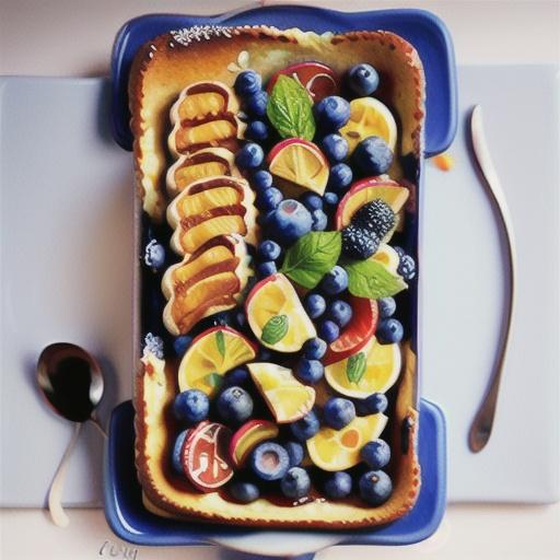 Blueberry-Almond French Toast Bake