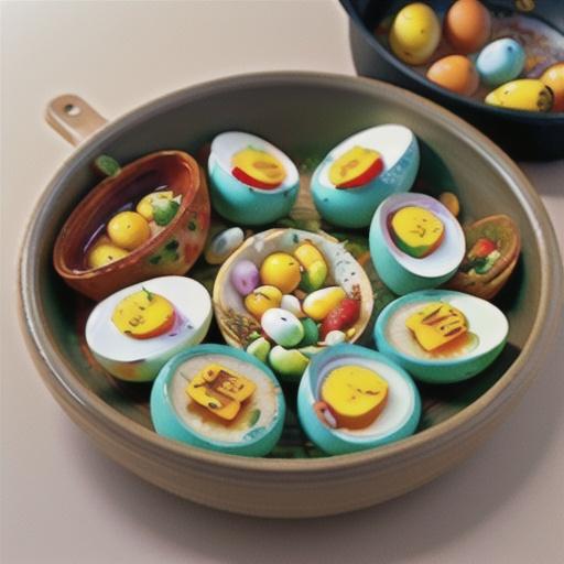 Korean Marinated Hard-Boiled Eggs