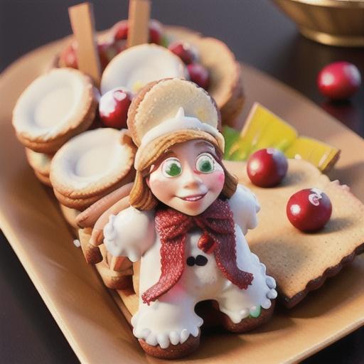 Cranberry-Ginger Linzer Torte Cookies