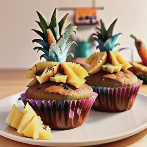 Pineapple and Carrot Surprise Muffins
