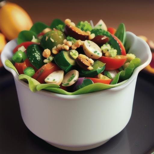 Zesty Whole Grain and Vegetable Salad