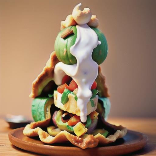 Pumpkin, basil and ricotta pie