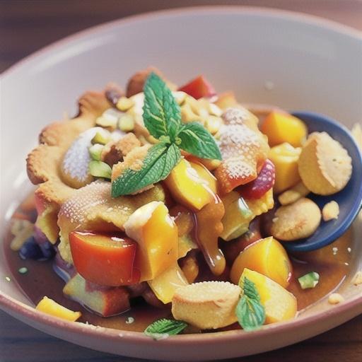 Vegan Southern Peach Cobbler