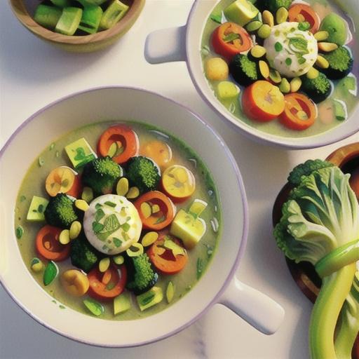 Cabbage, Leek, and Broccoli Soup