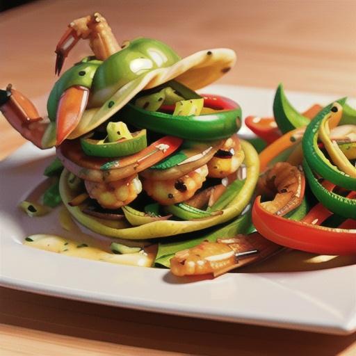 Air-Fried Shrimp Fajitas