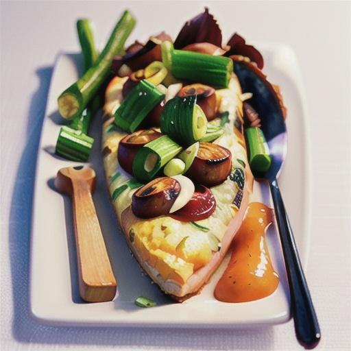 Salmon and leek quiche