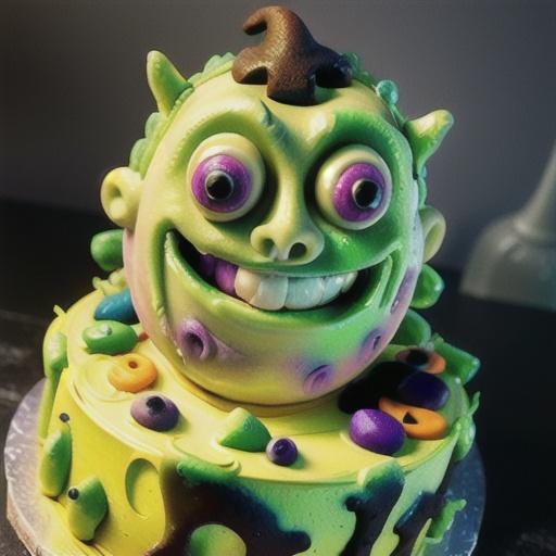Halloween Monster Cake