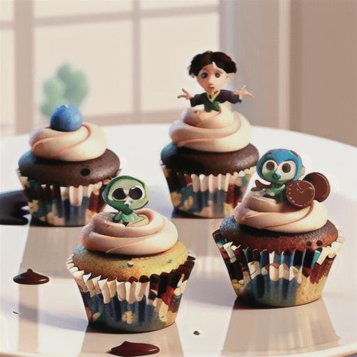 Chocolate Cupcakes with Penuche Filling