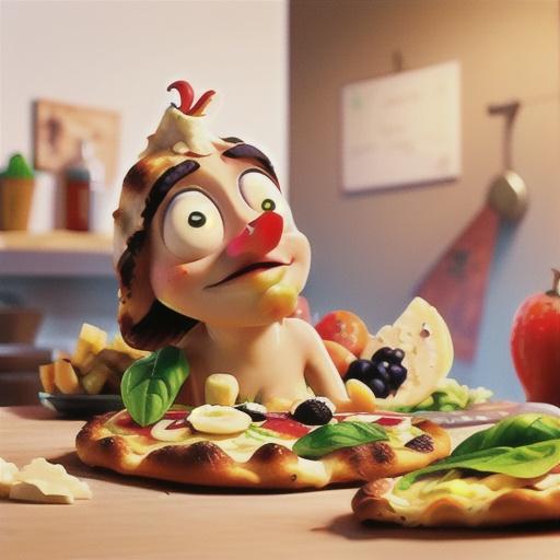 Brie Cranberry and Chicken Pizza