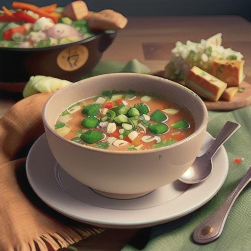 Italian Red Lentil and Brown Rice Soup