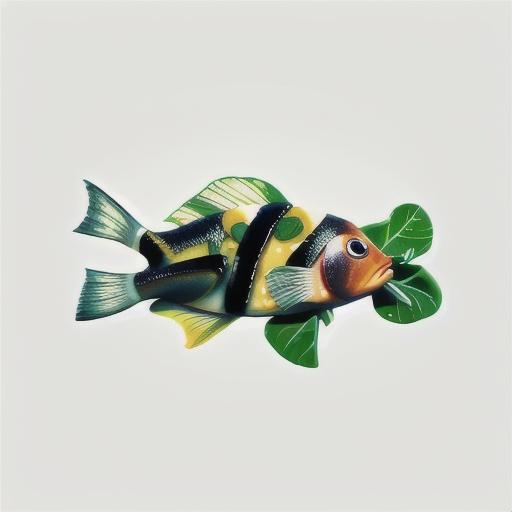 Fish with Thai dressing and Asian greens