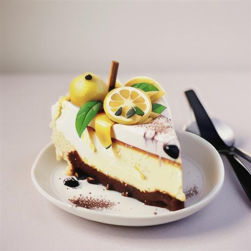 Vegan lemon ‘cheesecake’