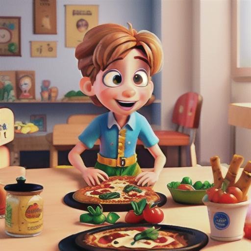 Chipolata and tomato pizza