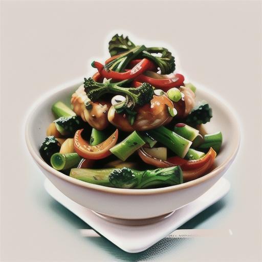 Sweet chilli chicken & broccolini stir-fry