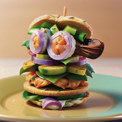 Crunchy Seafood Sandwiches