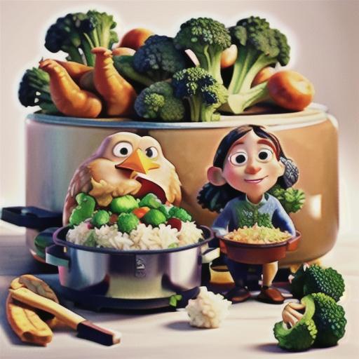 Instant Pot Chicken, Broccoli, and Rice