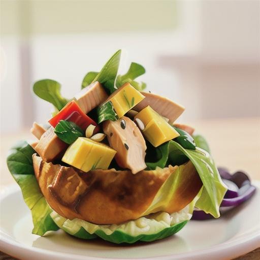 Asian Chicken Salad Lettuce Cups