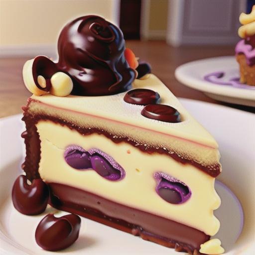 Cadbury chocolate and vanilla swirl cheesecake