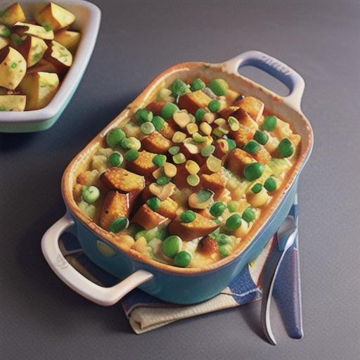 Cheesy Chicken Casserole with Vegetables