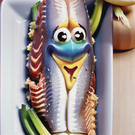 Baby salmon with saffron and fennel pilaf