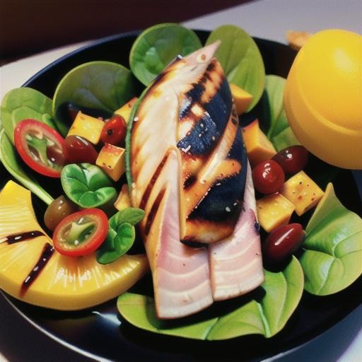 Grilled Swordfish Salad