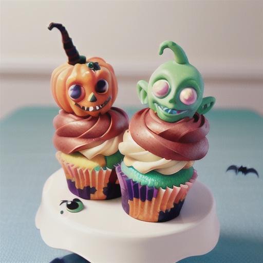Awesome Alien Cupcakes