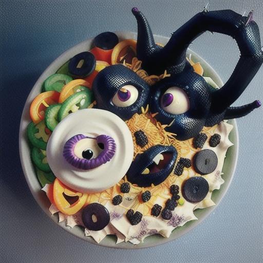 Halloween Spiderweb Layered Dip