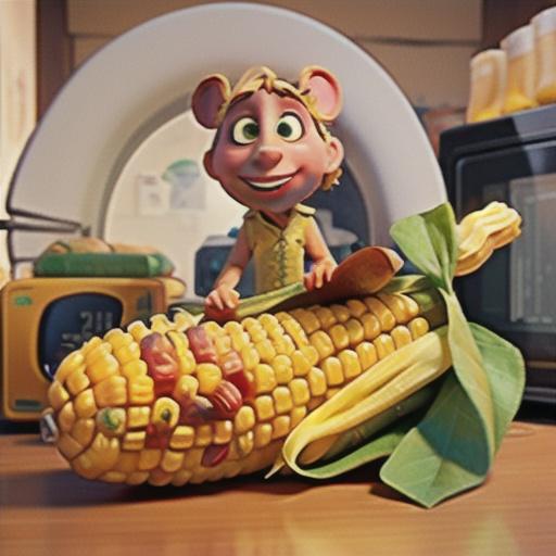 Microwave Corn on the Cob in the Husk