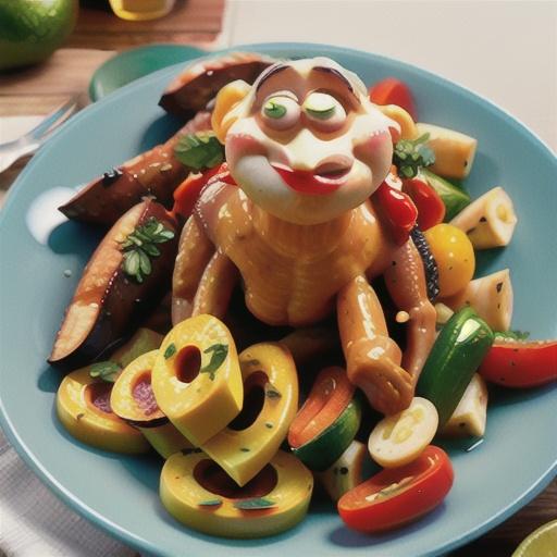 Slow-Cooker Barbecued Turkey and Vegetables