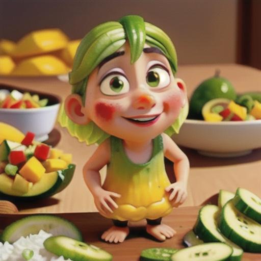 Cucumber-Mango Salad