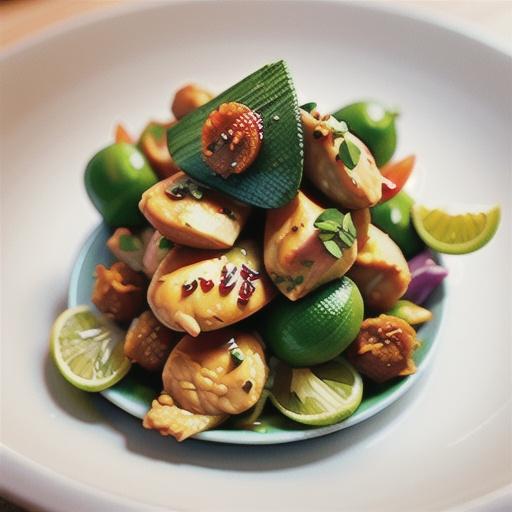 Spicy Indonesian chicken