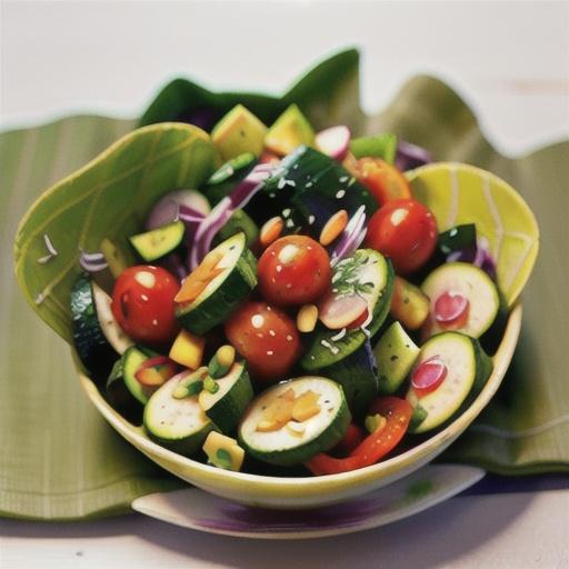 Raw Zucchini Salad
