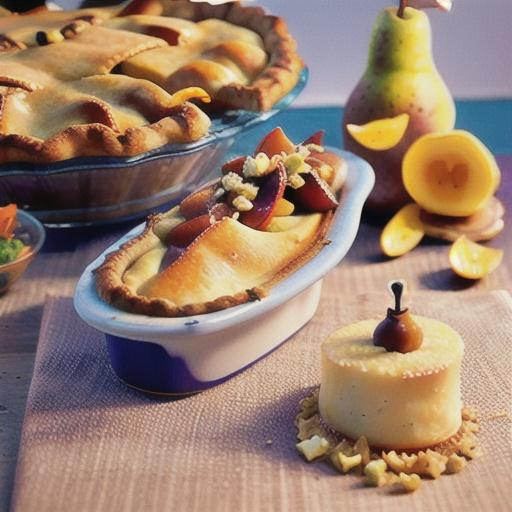 Cheddar Pear Pie