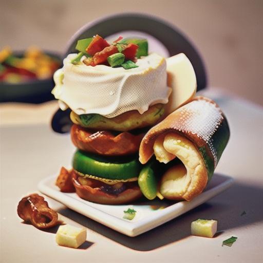 Sour cream scrolls with feta and chorizo