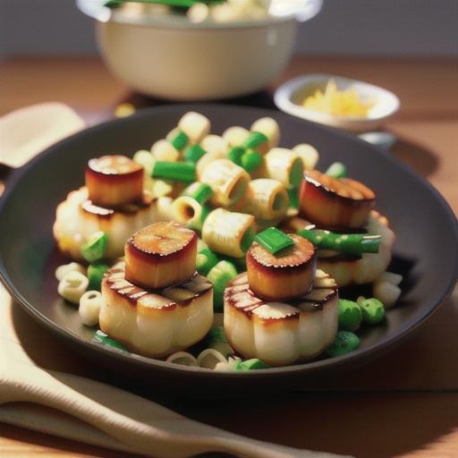 Pan Seared Parmesan Scallops