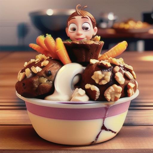 Carrot-Walnut Muffins