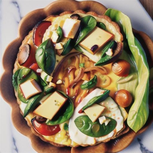 Spinach Mushroom Quiche