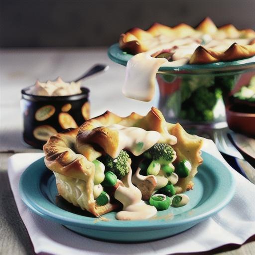 Broccoli Chicken Cheese Pie Pockets