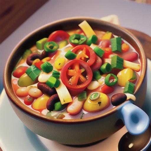 Slow-Cooker Three-Bean Vegetarian Chili