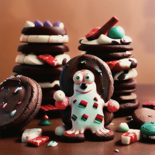 Peppermint Bark Chocolate Cookies