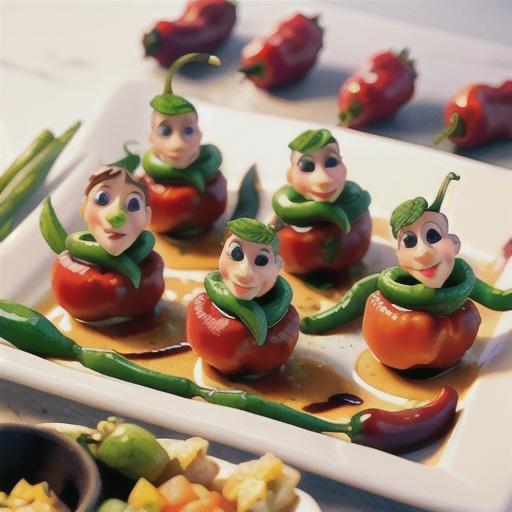 Greek stuffed capsicums recipe for two