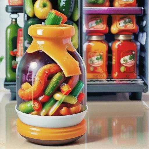 Fresh Sriracha Refrigerator Pickles