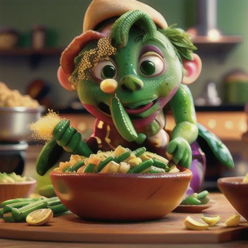 Spicy and Sweet Green Beans